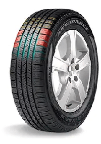 All-season tires feature optimized tread patterns that help provide a strong grip on dry, wet and snowy roads.