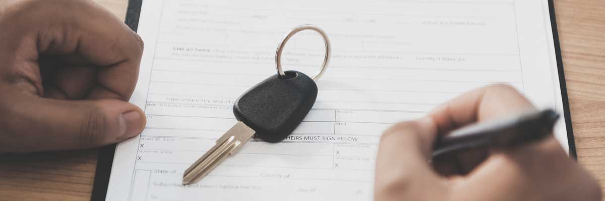 First, the title owner and car seller must sign the title, releasing ownership of the vehicle. In some cases, the signatures must be notarized.